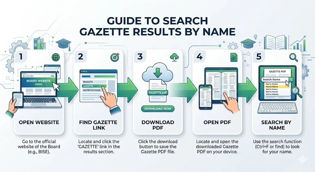 How to Download BISE Sargodha 9th Class Gazette 2026 — Step by Step