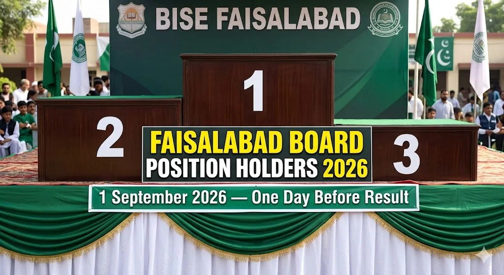  BISE Faisalabad 9th class position holders 2026 toppers science arts